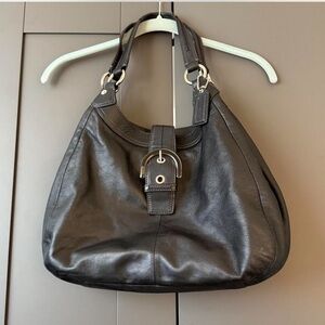 Coach Vintage Black Leather Bag